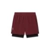 1028. Aerotex™ Bonded 7" Liner Short - Crimson