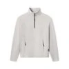 1021. Dri-Core™ Quarter Zip - Light Grey