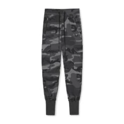 0437. Tetra-Lite® Cargo High Rib Jogger - Black Camo
