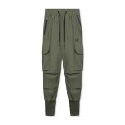 0437. Tetra-Lite® Cargo High Rib Jogger - Olive