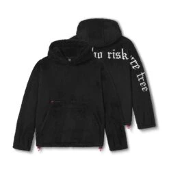 0553. Sherpa Recovery Hoodie - Black/White