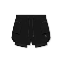 0651. Tetra-Lite® 5" Liner Cargo Short - Black