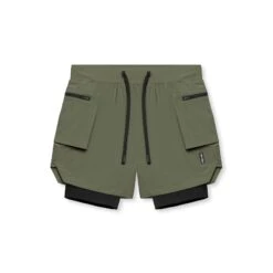 0651. Tetra-Lite® 5" Liner Cargo Short - Olive