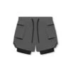 0651. Tetra-Lite® 5" Liner Cargo Short - Space Grey