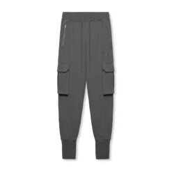 0654. Tech-Terry™ Cargo High Rib Jogger - Space Grey