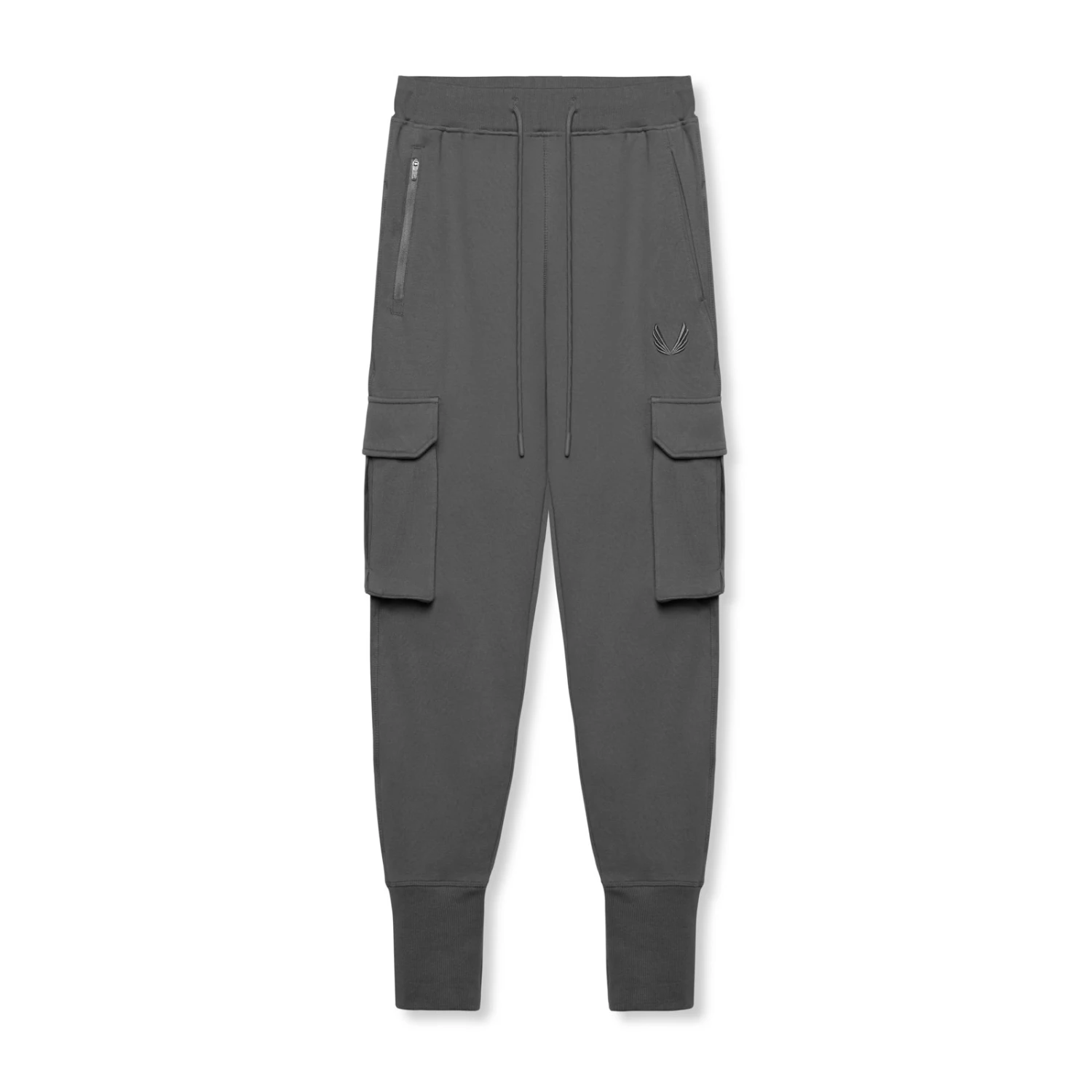 0654. Tech-Terry™ Cargo High Rib Jogger - Space Grey 3 0654. Tech-Terry™ Cargo High Rib Jogger - Space Grey