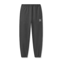0655. Tech-Terry™ Oversized Sweats - Space Grey "Emblem"