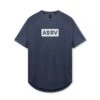 0660. AeroSilver® Established Tee - Navy "Box Logo" -Fashion Shop 0660Tee Navy Box