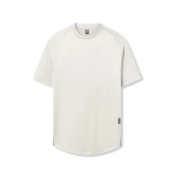 0660. AeroSilver® Established Tee - Ivory Cream