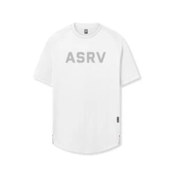 0660. AeroSilver® Established Tee - White "Reflective ASRV"