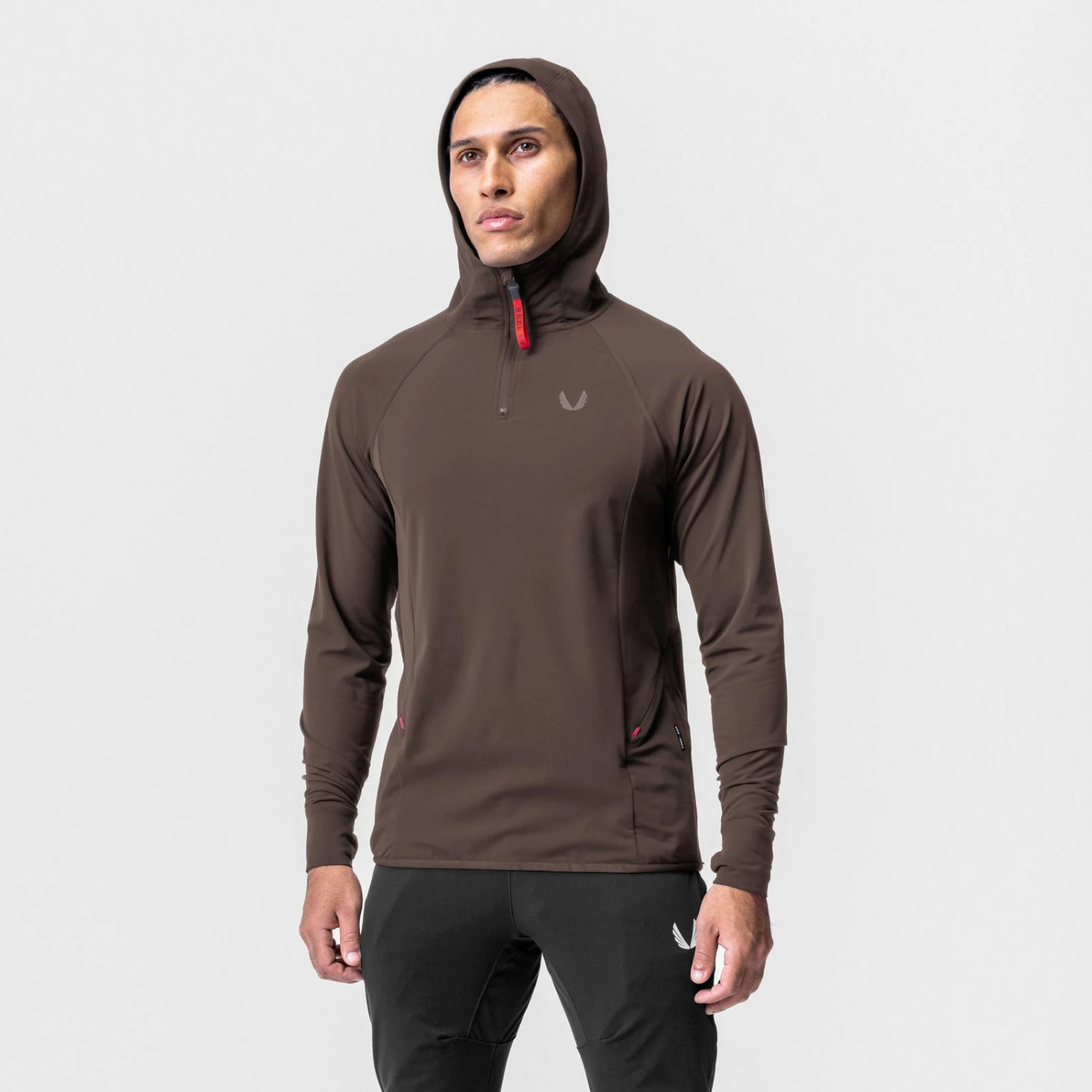 0682. Training Hoodie - Deep Taupe 4 0682. Training Hoodie - Deep Taupe - Image 2