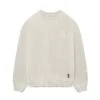 0861. Tech Essential™ Distressed Crewneck - Faded Stone