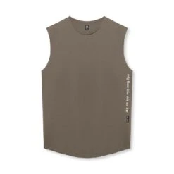 0757. AeroSilver® Cutoff Tank - Deep Taupe
