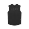 0757. AeroSilver® Cutoff Tank - Black "ASRV"