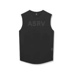 0757. AeroSilver® Cutoff Tank - Black "ASRV"