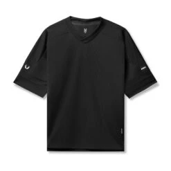 0772. SilverPlus™ Mesh Oversized Jersey - Black