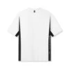 0779. Supima® Mesh Panel Oversized Tee - White