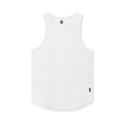 0780. Supima® Extended Tank Top - White
