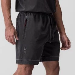 0782. Tech Essential™ Sweat Short - Faded Grey -Fashion Shop 0782 FadedGrey TechShorts 2