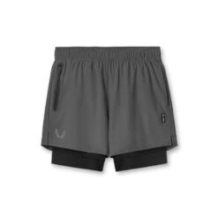 0784. Ultralite™ 6" Liner Short - Raven/Black