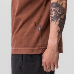 0799. Tech Essential™ Cutoff Hoodie - Faded Rust -Fashion Shop 0799 FadedRust CutoffHoodie 4