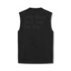 0807. Tech Essential™ Relaxed Cutoff -Black/Black "OTWR" -Fashion Shop 0807Cutoff BB Back