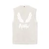 0807. Tech Essential™ Relaxed Cutoff - Stone/White "Brush Wings/ASRV" -Fashion Shop 0807Cutoff Stone WhiteBrushedWings 1