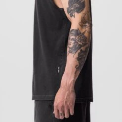 0807. Tech Essential™ Relaxed Cutoff - Faded Grey -Fashion Shop 0807 FadedGrey Cutoff 4