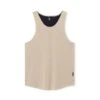 0808. Supima® Vented Tank - Beige