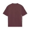 0822. AeroSilver® Oversized Tee - Plum -Fashion Shop 0822Shirt FadedPlum