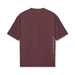 0822. AeroSilver® Oversized Tee - Plum