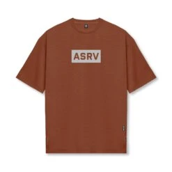0822. AeroSilver® Oversized Tee - Brick "Box Logo"