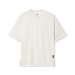 0822. AeroSilver® Oversized Tee - Ivory Cream