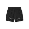0823. Tetra-Lite® 7" Linerless Short - Black "Bracket" -Fashion Shop 0823Shorts Black Bracket