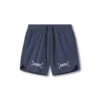 0823. Tetra-Lite® 7" Linerless Short - Navy "Bracket" -Fashion Shop 0823Shorts Navy Bracket