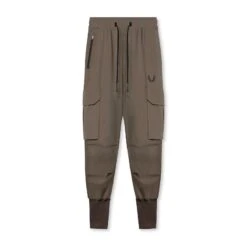 0437. Tetra-Lite® Cargo High Rib Jogger - Deep Taupe