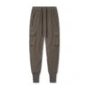 0825. Tetra-Lite® Cargo High Rib Jogger - Deep Taupe