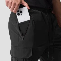 0825. Tetra-Lite® Cargo High Rib Jogger - Black 14 0825. Tetra-Lite® Cargo High Rib Jogger - Black -Fashion Shop 0825 BLACK HiRibCargoJogger 1