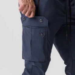 0825. Tetra-Lite® Cargo High Rib Jogger - Navy -Fashion Shop 0825 NAVY HiRibCargoJogger 2