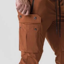 0825. Tetra-Lite® Cargo High Rib Jogger - Rust -Fashion Shop 0825 Rust0825 Beige HiRibCargoJogger 4
