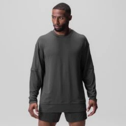 0842. 3D-Lite® 2.0 Layered Long Sleeve - Space Grey "OTWR" -Fashion Shop 0842 SPACEGREY LayeredL S