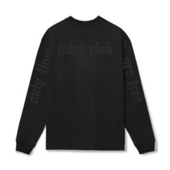 0851. Tech Essential™ Relaxed Long Sleeve - Black/Black "OTWR"
