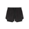 0865. Tetra-Lite® 5" Liner Short - Black "Wings"/Black