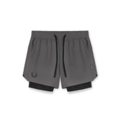 0865. Tetra-Lite® 5" Liner Short - Raven "Wings"/Black