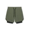 0866. Tetra-Lite® 7" Liner Short - Olive "ASRV"/Black -Fashion Shop 0866Shorts Olive