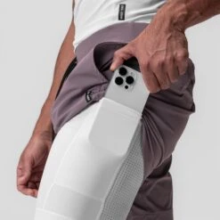 0866. Tetra-Lite® 7" Liner Short - Moonscape "Cyber"/White -Fashion Shop 0866 Moonscape Cyber TetraLiteShort 4