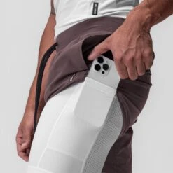 0866. Tetra-Lite® 7" Liner Short - Nightshade "Cyber"/White 12 0866. Tetra-Lite® 7" Liner Short - Nightshade "Cyber"/White -Fashion Shop 0866 Nightshade Cyber TetraLite 1