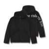 0887. Sherpa Recovery Full Zip Hoodie - Black/White