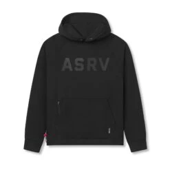 0905. Tech-Terry™ Weather-Ready Training Hoodie - Black "ASRV"