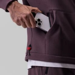 0905. Tech-Terry™ Weather-Ready Training Hoodie - Deep Purple "ASRV" 14 0905. Tech-Terry™ Weather-Ready Training Hoodie - Deep Purple "ASRV" -Fashion Shop 0905 DeepPurple TrainingHoodie 2